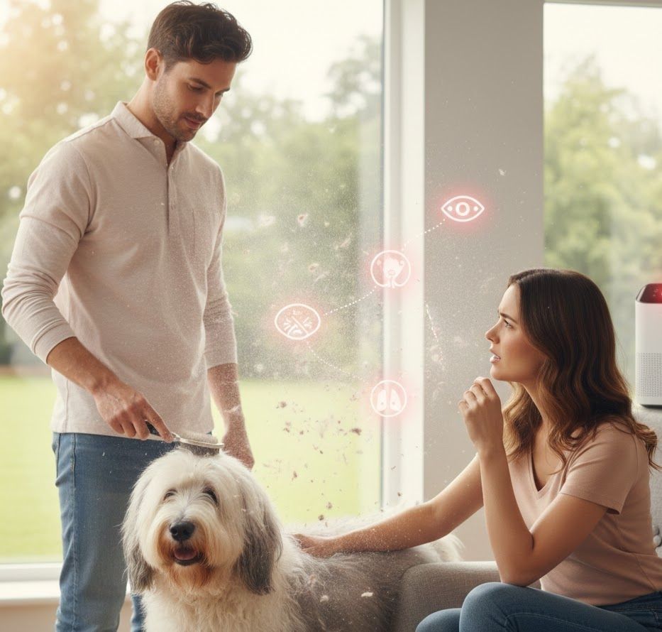 are sheep dogs hypoallergenic